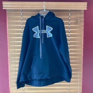 Under Armour, black hoodie, XL